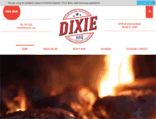 Tablet Screenshot of dixieeats.com